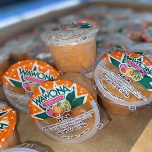 25 Old School Peach Cups